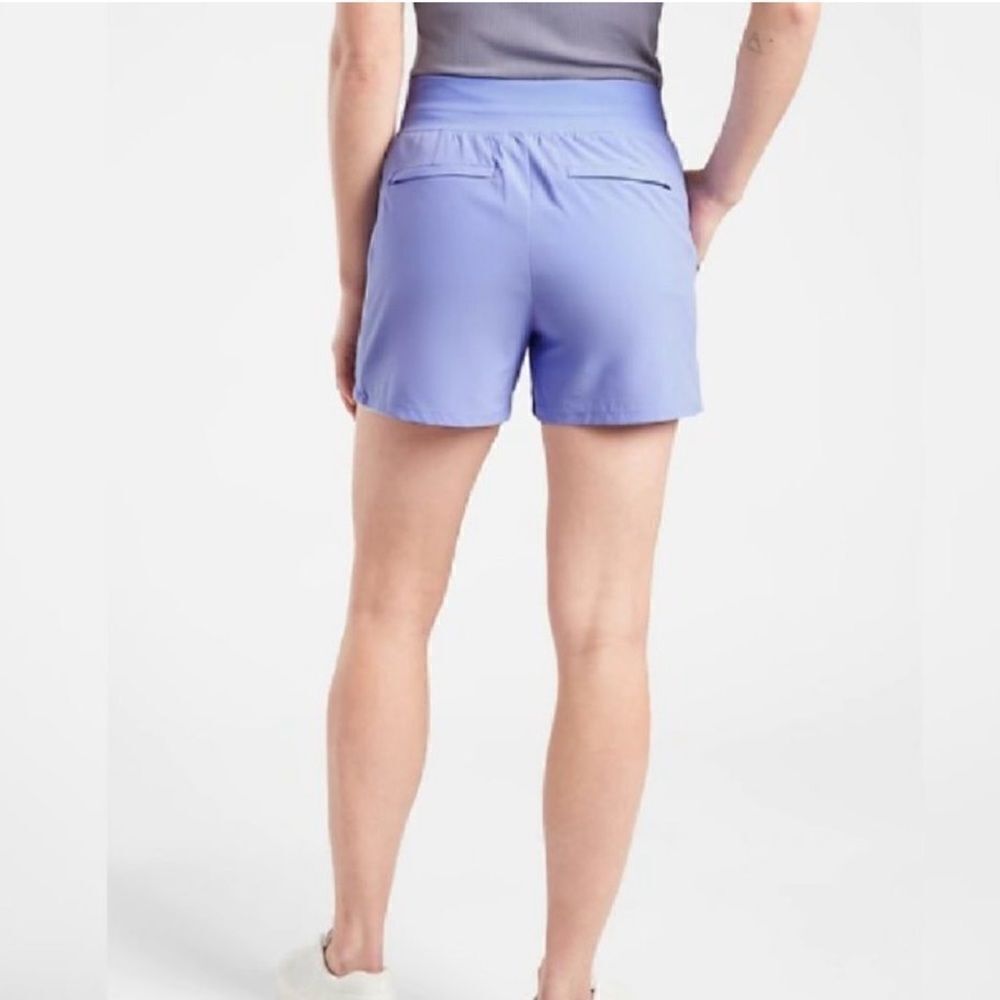 Athleta woman solid purple Brooklyn shorts - Picture 2 of 11
